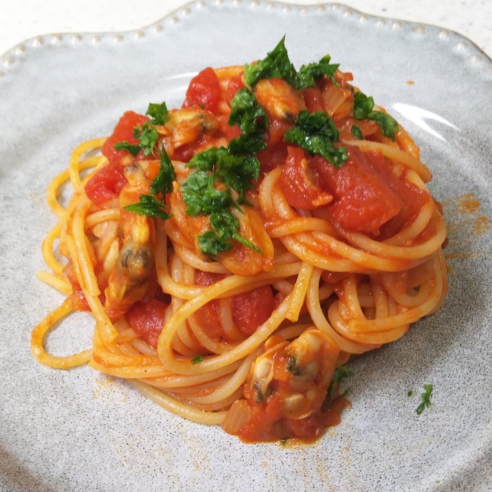 ボンゴレロッソ あさりのトマトソーススパゲッティ レシピ 作り方 By うろちょろ 楽天レシピ ボンゴレロッソ あさりのトマトソーススパゲッティ レシピ 作り方 By うろちょろ 楽天レシピ